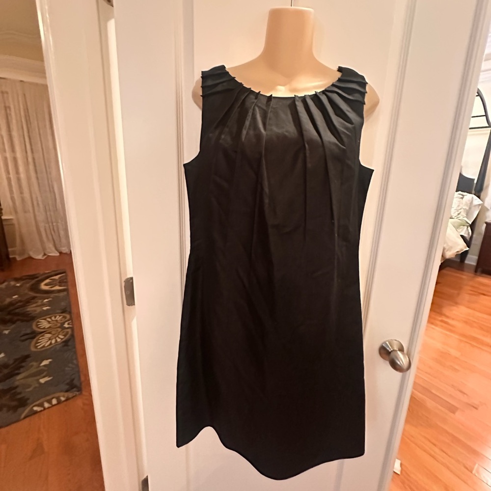 Adrienne Vittadini Black Shift Dress Short NWT